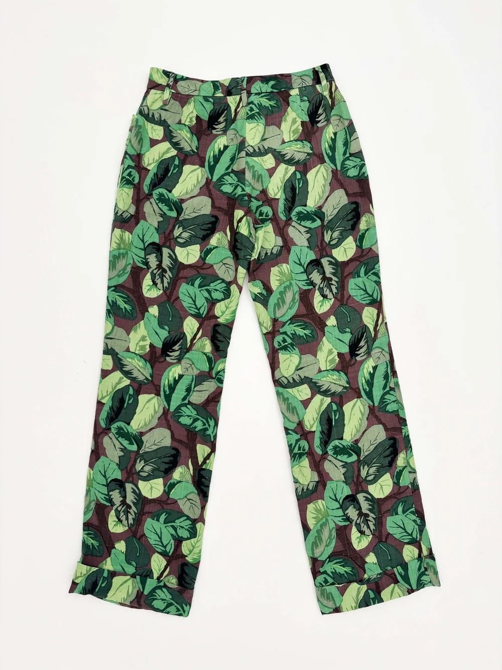 Dolce & Gabbana S/S 1997 leaf print suit — JAMES VELORIA
